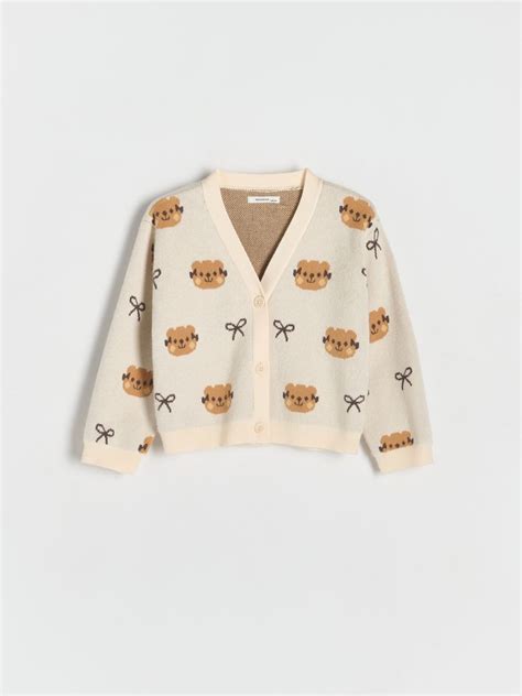 Įvairūs vaikų megztiniai su meškiukais