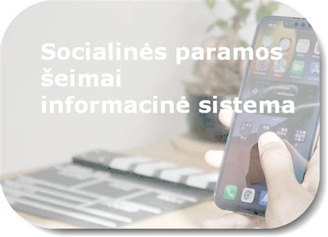 Interneto svetainės Socialinės paramos informacinė sistema (SPIS) pavyzdys