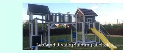 rankų darbo vaikų žaidimų aikštelės elementai