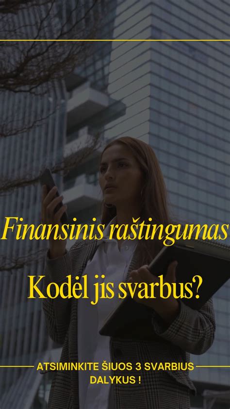 Finansinio raštingumo ugdymas
