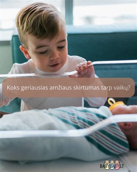 Optimalus amžiaus skirtumas tarp vaikų