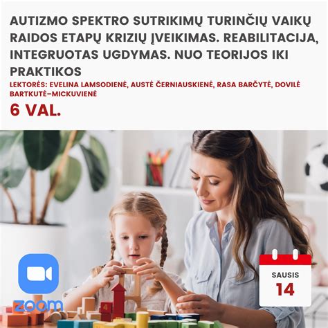 Autizmo spektro sutrikimų turinčių vaikų ugdymas