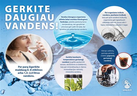 Vandens svarba šlapimo takų sveikatai