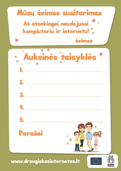 šeimos susitarimas
