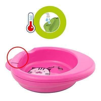 šildoma lėkštė kūdikiui