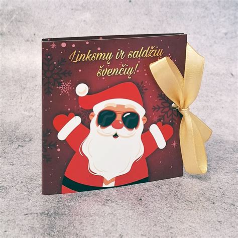 Kalėdinis atvirukas su elniu