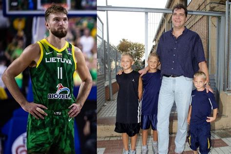 Arvydas Sabonis su vaikais