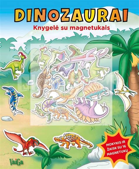 Dinozaurai vaikų knygos iliustracijoje