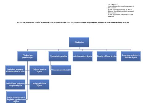 Schema: Socialinės paramos teikimo procesas