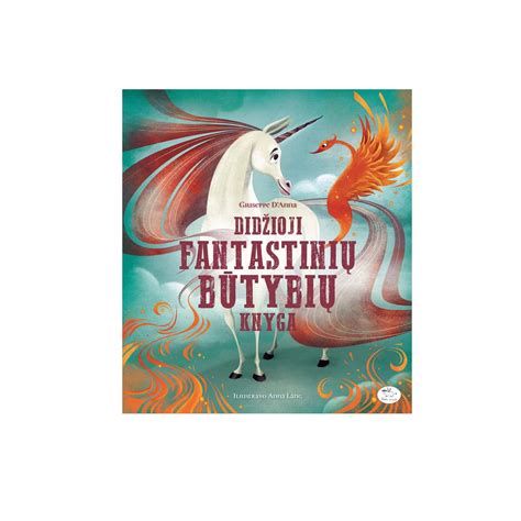 Fantastinė knyga su drakonais ir mitinėmis būtybėmis