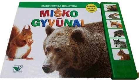 Garsinė knyga su gyvūnų garsais