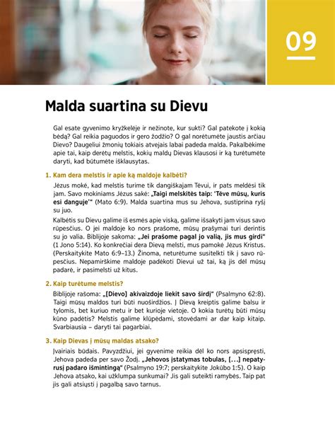 Malda kaip dialogas su Dievu