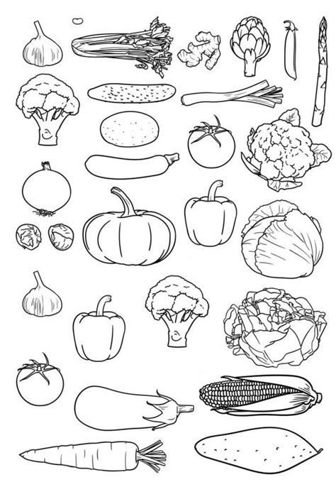 Įvairios daržovės spalvinimui