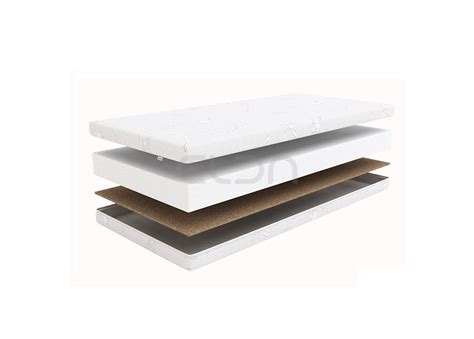 schematinis vaikiško čiužinio 120x60 pjūvis