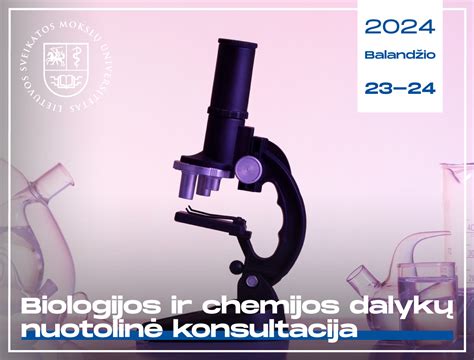 Biologijos mokslas ir tyrimai