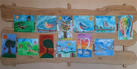 vaikų piešinių paroda