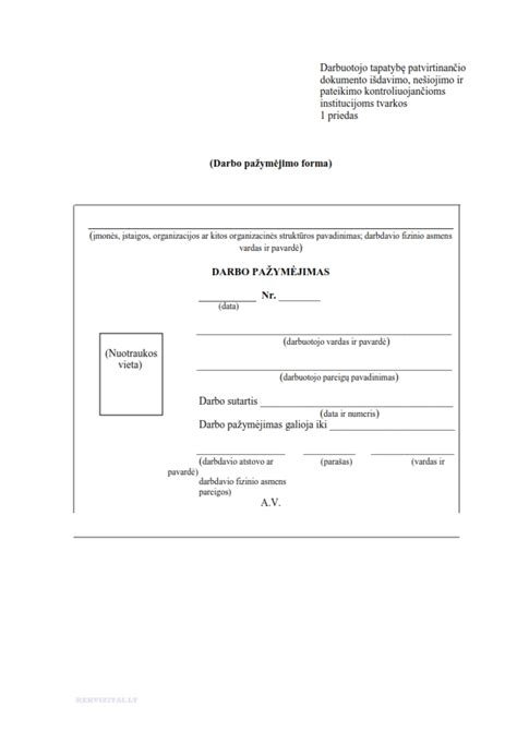 Oficialus įmonės dokumentas su informacija apie vaikų darželį