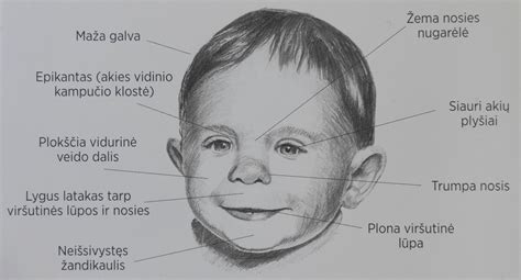 kūdikio veidas su prakaito lašeliais