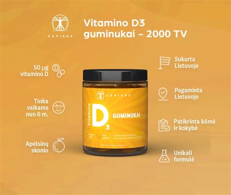 schematinis pav. vitamino D poveikis kaulams